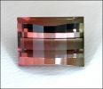 TOURMALINE (BI-COLOR) (Africa) – 2.79 ct. Opposed-Bar Cut - VIDEO